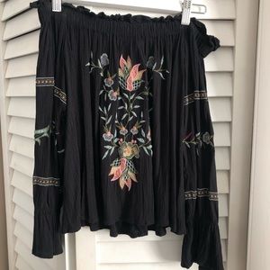 American Eagle Strapless Blouse